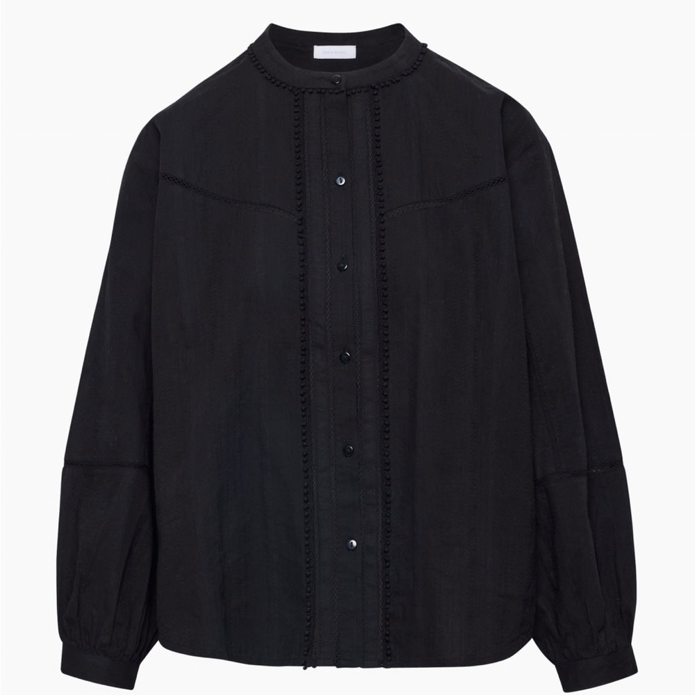 Little Moon Sorrento Blouse Black #116019